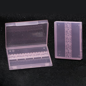 Boîte de rangement <span class=keywords><strong>vide</strong></span> en plastique pour mèches à ongles, coffret de 14 emplacements pour mèches à ongles - Product Image 3