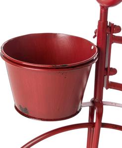 Planteur de bicyclette en métal à pied, support de fleurs peint à la main, pour maison et jardin - Product Image 6