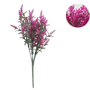 Grosir bunga lavender tiruan gaya pastoral pernikahan Provence ungu lavender