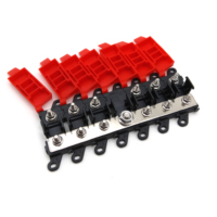 Module de distribution d'alimentation DMS BDFS MIDI/AMI avec porte-fusibles, 1 entrée + 6 modules de fusibles