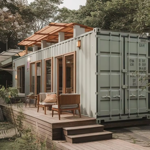 Casa Contenedor Personalizada, Espacio de Vida en el Jardín, Pequeña Casa Privada, Patio Trasero Privado, Uso Personal, Práctica, Cálida y Acogedora - Product Image 3