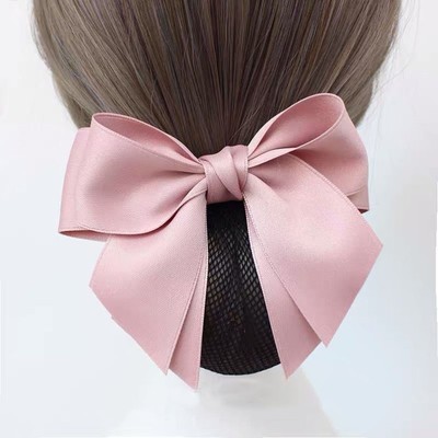 Профессиональная сетчатая заколка для волос для медсестры, головы, цветка, карманная женская заколка, Корейская версия, бант для рабочего банка в отеле, сетка для волос для стюардесс