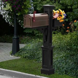 house shaped mailbox santa mailbox pillar stand letterbox
