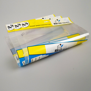 Bhikshu Clear <b>Sheet</b> Protector A4 <b>Transparent</b> <b>Plastic</b> Cover For Documents Office Stationery Protection - Product Image 1