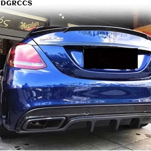 ลิ้นกันชนหลังคาร์บอนไฟเบอร์ทรง FD สำหรับ W205 C-Class - Product Image 6