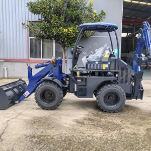 Chargeur rétrocaveuse économique à quatre roues motrices pour l'aménagement paysager et agricole Chargeur occupé à deux extrémités - Product Image 2