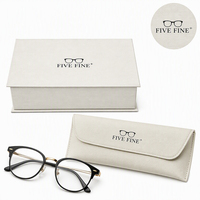 Boîte à lunettes de soleil faite à la main avec logo personnalisé en relief, étui à lunettes personnalisé, chiffon de nettoyage pour lunettes, sac à lunettes