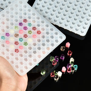 Mini unisexe en plastique patte de chat pleine feuille moule 12 couleurs cristal époxy AB <span class=keywords><strong>colle</strong></span> à la main bricolage résine fromage Cube pâte à modeler <span class=keywords><strong>Slime</strong></span> - Product Image 4