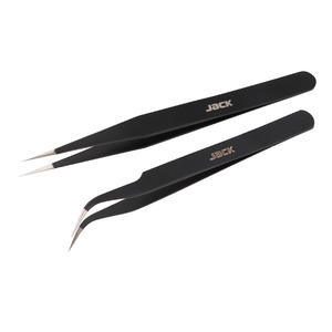 Pinces à épiler en acier inoxydable Jack, outils à main faits à la main, pinces à épiler, pinces pointues, courbées, outils spéciaux pour la réparation, outil pour machine à coudre - Product Image 5