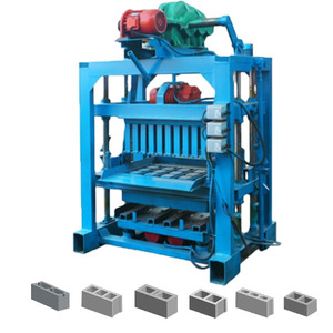 Macchina per Blocchi di Cemento QTJ4-40, Semi-Automatica per Mattoni Autobloccanti/Cemento e Costruzione di Muri - Product Image 1