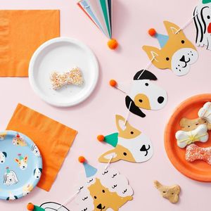 Damai <b>Custom</b> Pet Party Supplies Puppy Birthday Paper Plate Pennant <b>Balloon</b> Decorations Set for Dog Birthday Party - Product Image 2