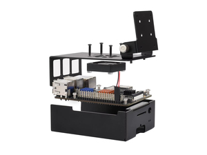 Boîtier de refroidissement en alliage d'aluminium Waveshare pour VisionFive2 Lite, livré avec dissipateur thermique et ventilateur de refroidissement, avec support de caméra K665 - Product Image 3
