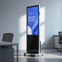 Pour COSUN 43-65 pouces HD LCD signalisation numérique verticale panneau de publicité électronique intelligent écran tactile affichage au sol IP65