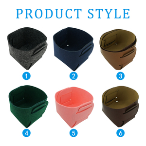 New Design Felt <strong>Storage</strong> Tray Felt Desk Tray <strong>Small</strong> <strong>Storage</strong> <strong>Basket</strong> for Pencils Pens Flowers Silverware Jewelry - Product Image 2
