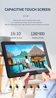 Tablette Android intelligente 12, 13,3, 15,6 pouces, affichage numérique commercial, affichage publicitaire POE, commande NFC, VESA, tablette pour salle de réunion