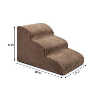 Rampa para Perros de 3 Niveles con Base Antideslizante Extraíble, Ecológica, Escaleras para Mascotas, Ortopédicas, de Lujo, con Tres Peldaños de Espuma Viscoelástica - Product Image 5