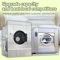 BLCC 50-150kg Washing Machine with Dryer Laundry Equipment Hotel Laundry Machine Washer Extractor Tumble Dryer Complete Set