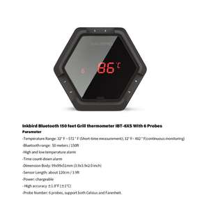 IBT-6XS facile da leggere termometro di carne con sei sonde - Product Image 5