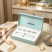 Boîte cadeau rigide personnalisée avec insert en mousse perlée pré-découpée, boîte d'emballage médical, boîte en papier cosmétique haut de gamme, logo personnalisé