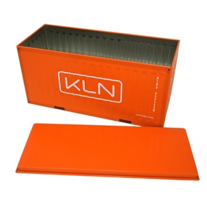 OEM ODM Custom Printed Food Grade Shipping Container Shape <b>Tin</b> Box Manufacturer Metal Packaging for Food & Gift - Product Image 5