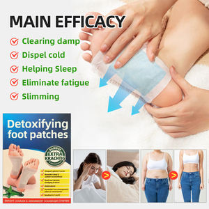 Promo Panas Jishantang Lavender Detox Foot Pads 10pcs/Kotak - Perawatan Kaki Herbal Organik Alami untuk Penggunaan Sehari-hari Bersertifikat CE - Product Image 1