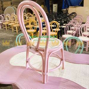 Silla infantil de ratán natural moderna hecha a mano, solución de asiento cómoda para salas de juegos, sala de estar, precio competitivo para exteriores - Product Image 5