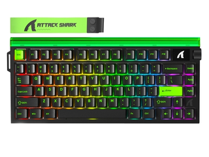 คีย์บอร์ดเกมมิ่ง ATTACK SHARK R85HE แบบมีสาย สวิตช์แม่เหล็ก คีย์บอร์ดแบบ Gasket Hot Swappable สำหรับเกมเมอร์ FPS Valorant บน PC - Product Image 5