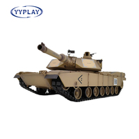 Henglong 3918-1 PRO 1/16 amerikan M1A2 Abrams askeri savaş RC tankı 2.4 duman ses radyo çekim BB uzaktan kumandalı Tank modeli