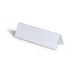 DURABLE - 8052-19 Marcador de posición de Mesa 61/122x210mm (paquete múltiple)-EAN 4005546810522 INSIGNAS DE NOMBRE DE MESA - Product Image 1