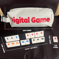 Permainan Mahjong Digital Plastik Cina Lintas Batas untuk 4 Pemain, Permainan Papan Ubin Digital Santai untuk Dewasa
