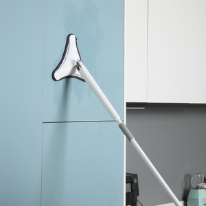 Balai serpillère à plat en plastique avec tête en microfibre, pour le nettoyage des rayures - Product Image 1