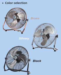 Ventilateur de sol industriel classique noir de 14 pouces en métal pour usage domestique, hôtelier, garage, atelier, entrepôt - Product Image 3