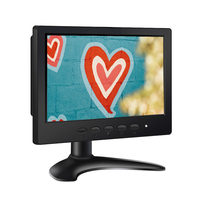 Monitor LCD full HD 1024*600 7 inci, monitor LCD kecil dengan VGA BNC AV USB grosir