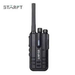 Starft CD16 2W Radio bidireccional de gran capacidad Tipo-C 4000mAh Interruptor de alta/Baja Potencia Alarma VOX Walkietalkie