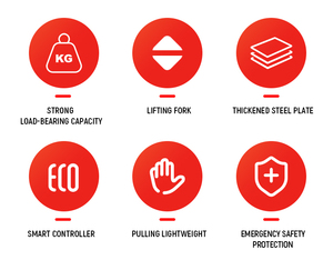 האנרגיה החדשה הפופולרית ביותר 3 טון מלגזה חשמלי קטן רב תכליתי עם ליתיום fwd סוללה 4.2 מ' - Product Image 5