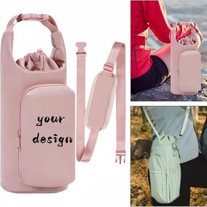 กระเป๋าใส่ขวดน้ำแบบพกพาสำหรับกิจกรรมกลางแจ้ง ที่ใส่ขวดน้ำแบบมีซิป  กระเป๋าใส่แก้วน้ำสำหรับปีนเขา เดินป่า ท่องเที่ยวกลางแจ้ง - Product Image 1