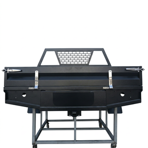 Bâche de benne en aluminium de haute qualité pour pick-up double cabine avec boîtes à outils sous la benne pour un rangement sécurisé et une utilisation commerciale - Product Image 1