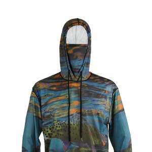 Sudadera con Capucha Impermeable y Transpirable de Última Moda para Hombre, Sudadera de Pesca de Manga Larga con Estampado por Sublimación en Oferta - Product Image 4