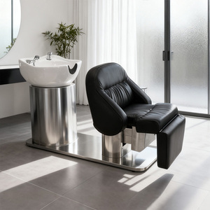 XFMC Meilleure vente <span class=keywords><strong>Lit</strong></span> de lavage électrique intégré en acier inoxydable avec fonction de levage et de rotation <span class=keywords><strong>pour</strong></span> <span class=keywords><strong>massage</strong></span> de la <span class=keywords><strong>tête</strong></span>, <span class=keywords><strong>pour</strong></span> salon de coiffure - Product Image 1
