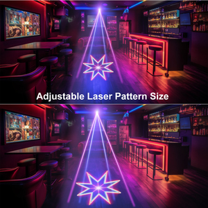 Luz Láser RGB de 10W, 128 Canales DMX512, 95 CRI, Clasificación IP20, Iluminación de Escenario con Escaneo - Product Image 5