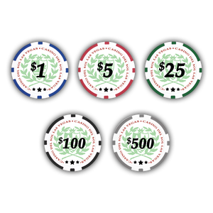 Jeu de jetons de poker Casino Del Sol avec étui en aluminium-500 jetons - Product Image 2