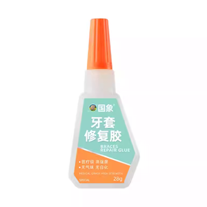 Adhésif dentaire de qualité médicale FM pour la réparation des couronnes en porcelaine, des dents en céramique et des prothèses acryliques, liaison forte, non toxique - Product Image 1