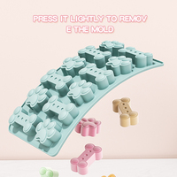 Moule à bonbons en silicone en forme de chenille, moules à gâteaux en résine, plateau à glaçons en silicone, moules à chocolat et gelée en silicone pour la pâtisserie