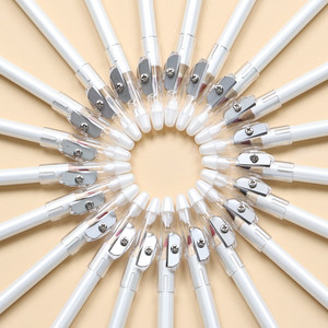 <span class=keywords><strong>Crayon</strong></span> à lèvres à tube blanc avec <span class=keywords><strong>taille</strong></span>-<span class=keywords><strong>crayon</strong></span>, personnalisable avec votre propre logo - Product Image 2