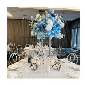 New Arrival floral dome top table setting artificial flower arrangement flower ball wedding centerpieces