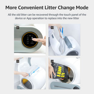 Large APP WIFI Control Cat Toilet Automatic Odor <b>Removal</b> Automatic Cat Litter Box Smart Self-Cleaning Cat Litter Box - Product Image 4