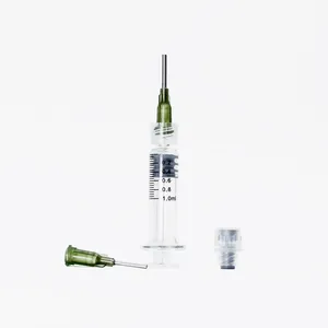 0.5ml 1ml 2.25ml 3ml 5ml Luer Lock Glass Syringe With Gift Box Packaging