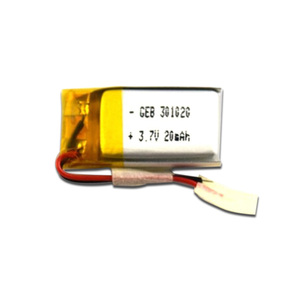 301020-3,7 V 20 mAh lipo battery Rechargeable battery lithium ion polymer battery for MP3 player - Product Image 1