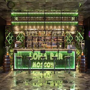 Modern Bar Counter Nightclub Cigar Lounge Furniture Hookah Bar Furniture Lounge - Product Image 3