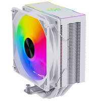 SNOWMAN Cpu Cooler 4 Heat Pipes Rgb Cpu Fan Am4 Am5 LGA1200 2011 Pc Processor Air Cooling Fans Cpu Radiator